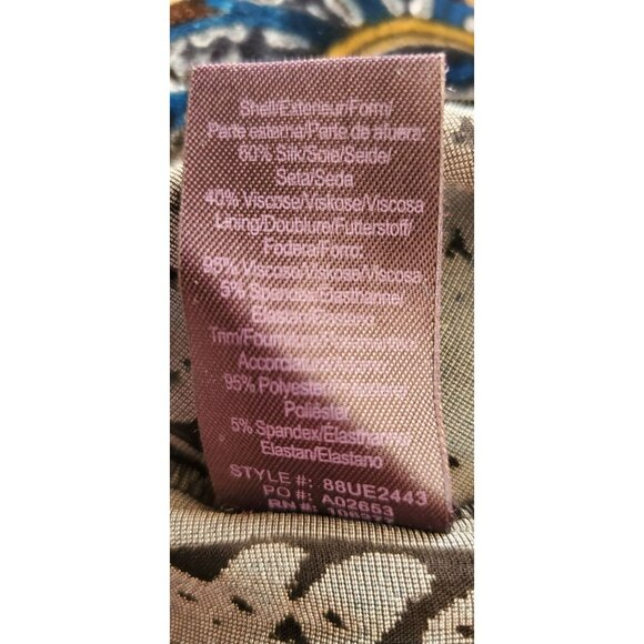 Hale Bob Bohemian Burnout Velvet Silk Blend Melina Blouse Large Regalcore Luxe - Picture 4 of 6